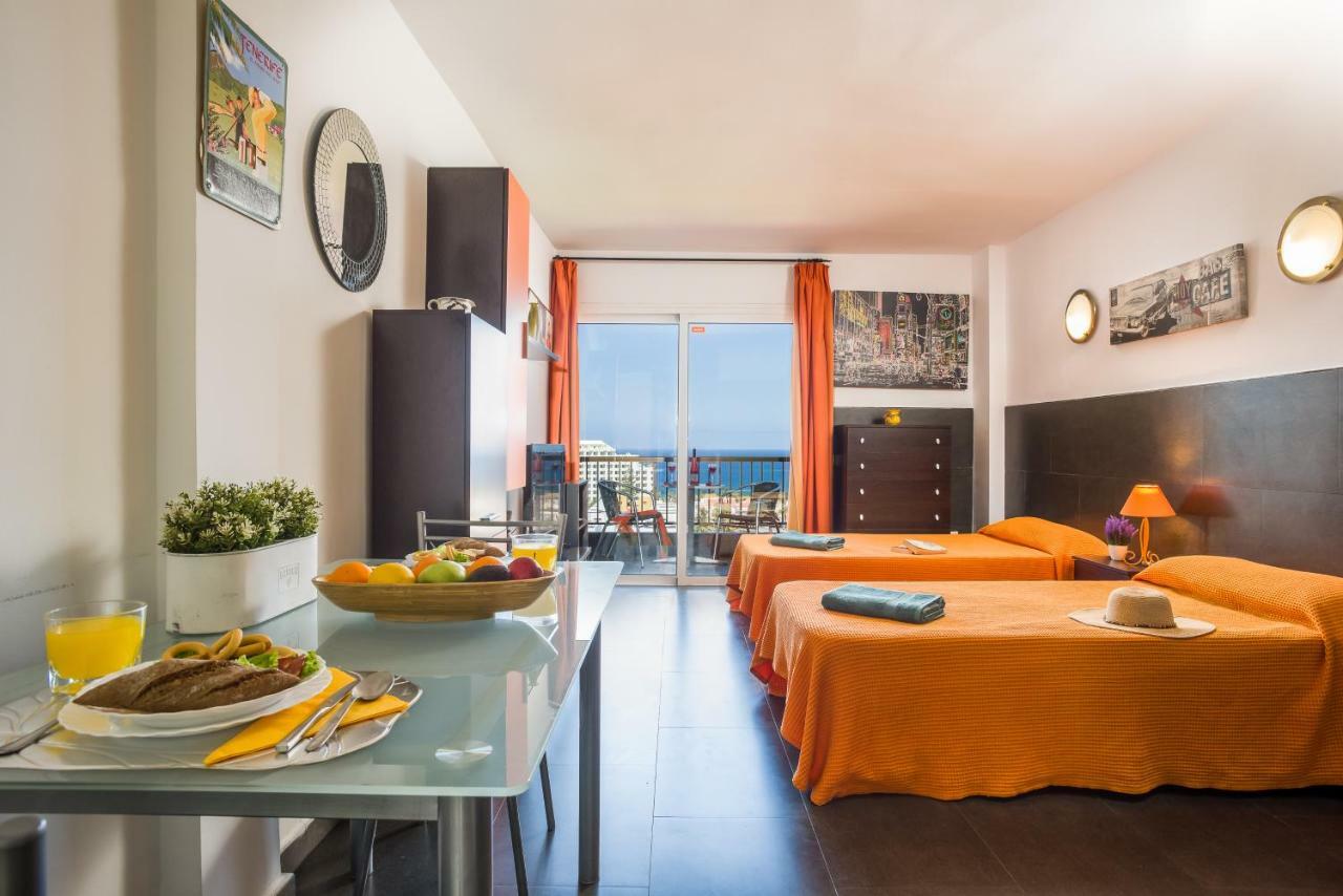 926 Fabulous View Of Lasamericas, Seafront Studio! Playa de las Américas Dış mekan fotoğraf